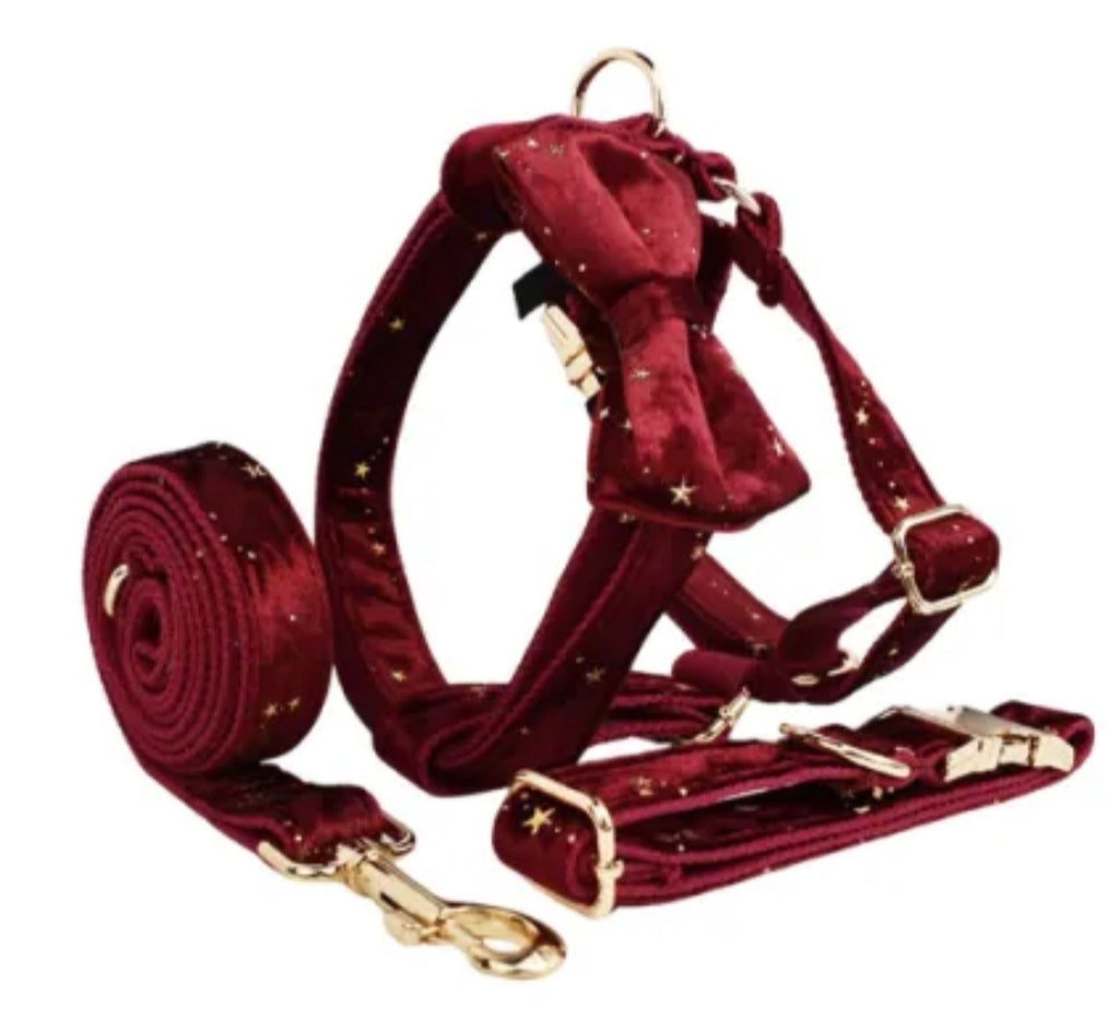Velvet Dog Harness